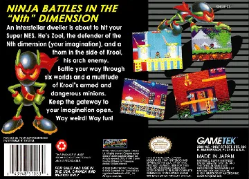 Zool (USA) (Sample) box cover back